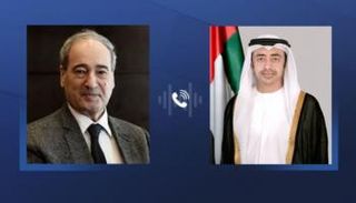 اتصال هاتفي بين الشيخ عبدالله بن زايد آل نهيان ووزير الخارجية السوري