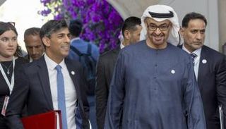الشيخ محمد بن زايد آل نهيان وسوناك