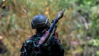 مقاتل من المتمردين في ميانمار - أرشيفية