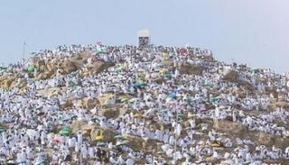 الحجاج على جبل عرفة
