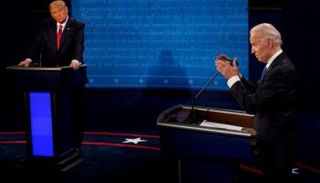 صورة أرشيفية لمناظرة بايدن وترامب 2020