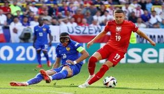 كيليان مبابي في مباراة فرنسا والنمسا