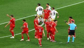 من مباراة ألمانيا والدنمارك في يورو 2024