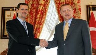 أردوغان والأسد في لقاء سابق