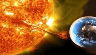عواصف شمسية قوية تؤثر على الأرض 