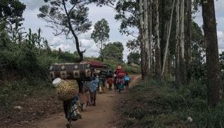 نازحون في الكونغو الديمقراطية - فرانس برس