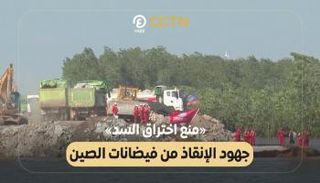 جانب من جهود الإنقاذ