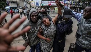 محتجون في نيروبي