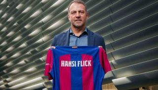 هانز فليك مدرب برشلونة