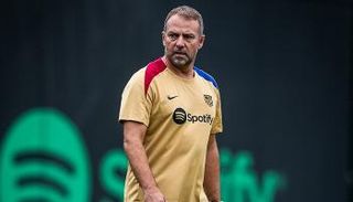 هانز فليك مدرب برشلونة