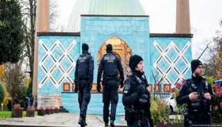 الشرطة الألمانية في محيط المركز