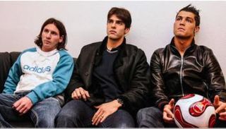 رونالدو وكاكا وميسي