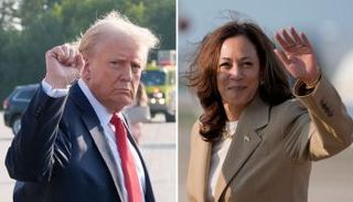 صورة مجمعة لهاريس وترامب