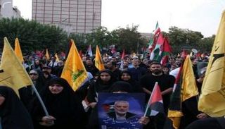  مراسم تشييع جثمان إسماعيل هنية في طهران