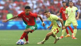 من مباراة المغرب وإسبانيا