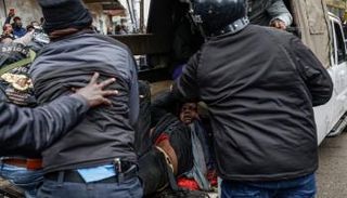 جانب من احتجاجات نيروبي