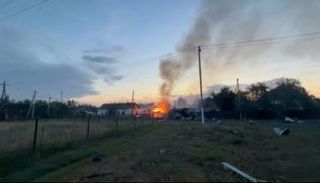 آثار المعارك في منطقة كورسك الروسية بعد هجوم أوكراني مباغت