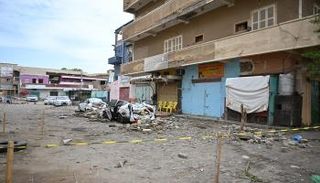 آثار دمار بعد اشتباكات بالخرطوم