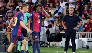 فليك ولاعبو برشلونة