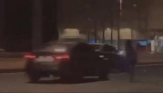 لقطة للحظة وقوع الحادث