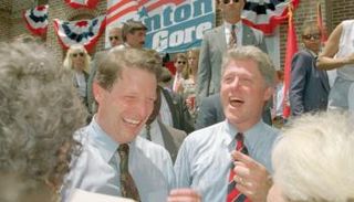 كلينتون وآل جور عام 1992