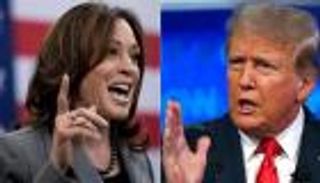 «ورقة غش» ومقعد بالمناظرة.. ترامب يكرس صورة لمنافسته