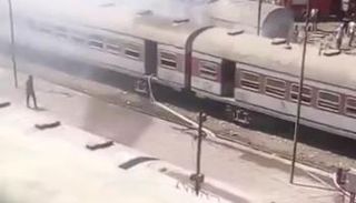 حريق بمحيط محطة قطارات رمسيس 