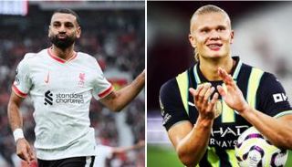 إيرلينغ هالاند ومحمد صلاح
