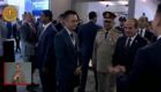 السيسي يتفقد معرض مصر الدولي للطيران والفضاء 2024 في العلمين