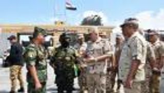 تفاصيل زيارة رئيس الأركان المصري للحدود مع غزة
