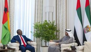 الشيخ محمد بن زايد آل نهيان ورئيس غينيا بيساو