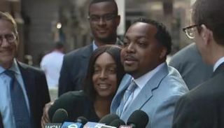 مارسيل براون في مؤتمر صحفي