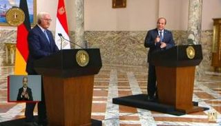 السيسي والرئيس الألماني في القاهرة
