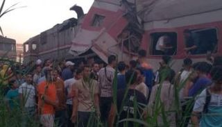 حادث قطار الزقازيق في مصر