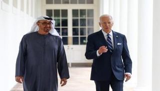 الشيخ محمد بن زايد آل نهيان وجو بايدن