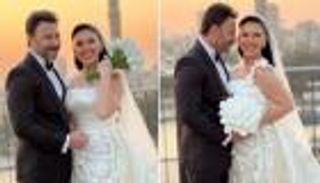 صور حفل زفاف مي فاروق ومحمد العمروسي