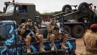 جنود بوركينيون في واغادوغو