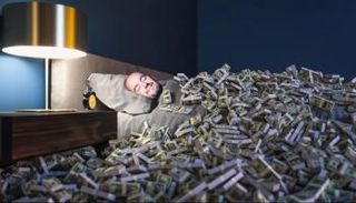 صورة تخيلية لرجل غني