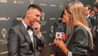 صوفي مارتينيز وليونيل ميسي