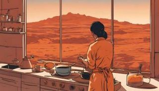 تجارب المطبخ تفك أسرار تضاريس المريخ- تعبيرية