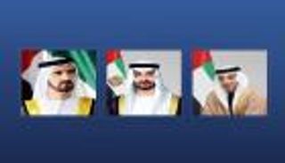 محمد بن زايد ونائباه يهنئون أحمد الشرع برئاسة سوريا