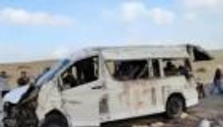 حادث جامعة الجلالة.. مصرع طالبين وإصابة 4 آخرين في انقلاب ميكروباص بطريق العين السخنة