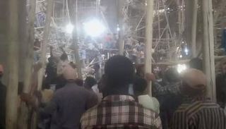 انهيار سقالة كنيسة في إثيوبيا