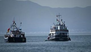 جانب من سفن أسطول الصمود