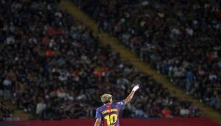 جماهير برشلونة في ملعب مونتجويك