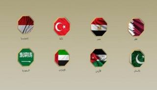 أعلام الدول الـ8 