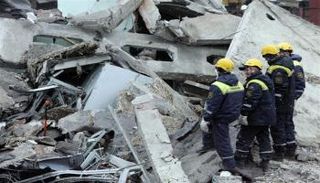 انهيار صخري جزئي في منجم روسي