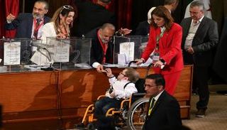 جانب من الانتخابات السورية