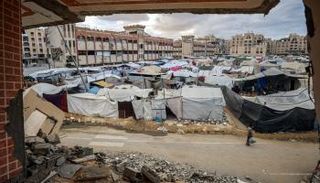 خيام للنازحين بغزة - أ.ف.ب