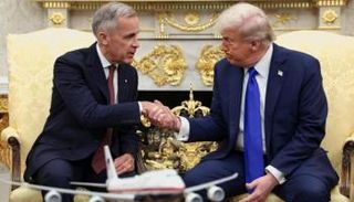 ترامب ومارك كارني